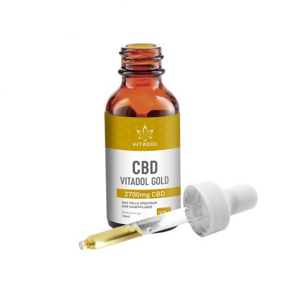 CBD-27-Öl-Vitadol-Gold-Pipette