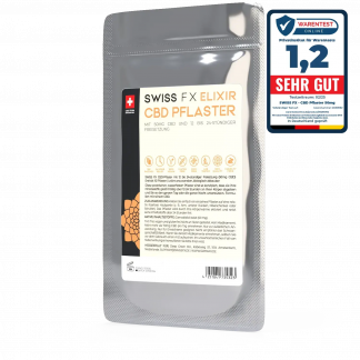 SwissFx CBD Pflaster mit 50mg CBD 10 Stück