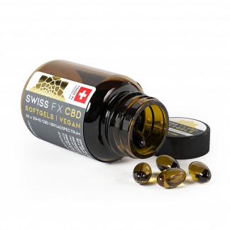 SwissFx CBD Softgels 25mg