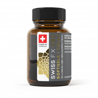 SwissFx CBD Softgels 25mg